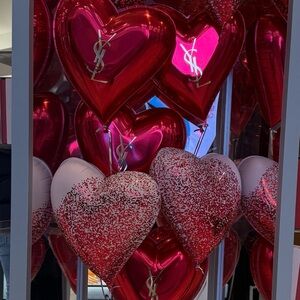 YSL Heart-Shaped Balloons